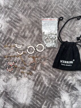 Mixed Body Jewlery - Nipple & Belly